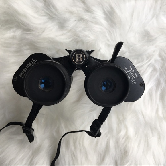 Bushnell binoculars in black case, EUC vintage - Picture 8 of 14